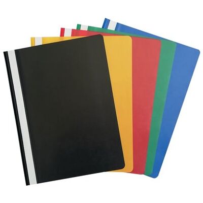 Unbranded Project Folders A4 Assorted (Pack of 25) PM22390 Unbranded Project Folders A4 Assorted (Pack of 25) PM22390
