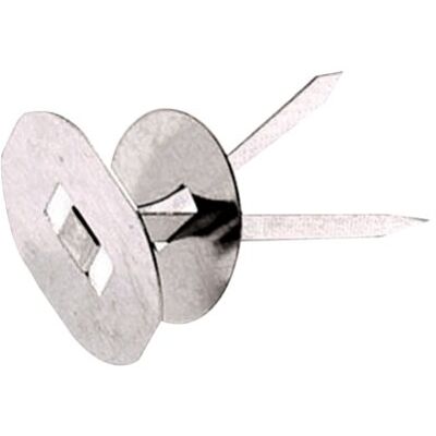 Unbranded Paper Binders with Washers 19mm (Pack of 200) 36301 Unbranded Paper Binders with Washers 19mm (Pack of 200) 36301
