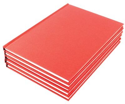 Unbranded Manuscript A5 Notebook Ruled Feint (Pack of 10) WX01061