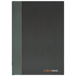 Collins Ideal Feint Ruled Casebound Notebook 192 Pages A4 6428