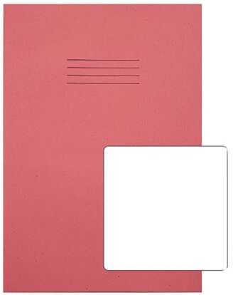 Rhino Exercise Book Plain 80 Pages A4 Pink (Pack of 50) VC48483