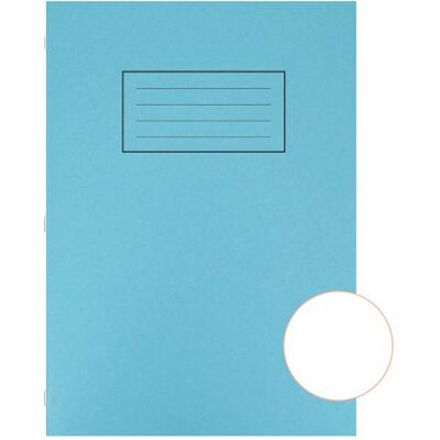 Silvine Exercise Book A4 Plain Blue (Pack of 10) EX114 Silvine Exercise Book A4 Plain Blue (Pack of 10) EX114