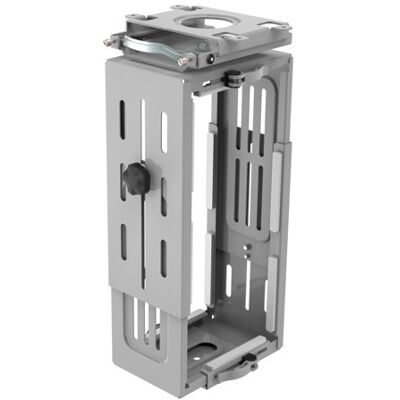 Halo large under desk CPU holder - silver Halo large under desk CPU holder - silver