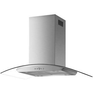 Culina ISLA90SS 90cm Curved Glass Island Chimney Hood in St Steel Culina ISLA90SS 90cm Curved Glass Island Chimney Hood in St Steel