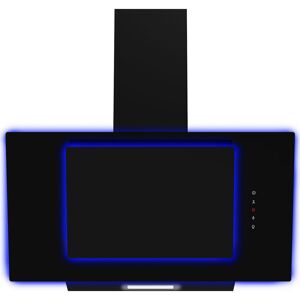 Culina UBAHALO7 70cm Angled Chimney Hood in Black Glass Touch Controls Culina UBAHALO7 70cm Angled Chimney Hood in Black Glass Touch Controls