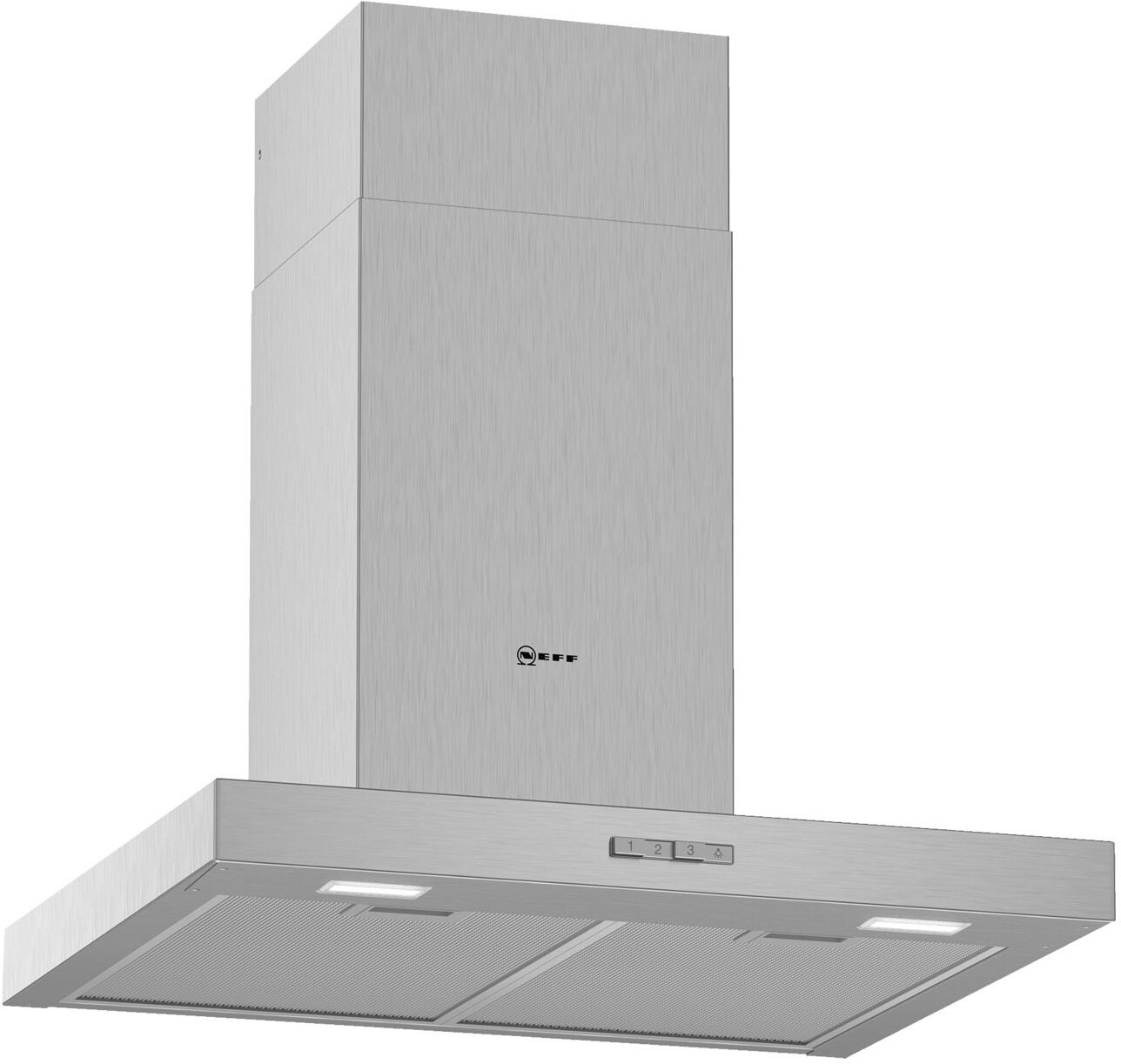 Neff D62BBC0N0B N30 60cm Chimney Cooker Hood in Stainless Steel