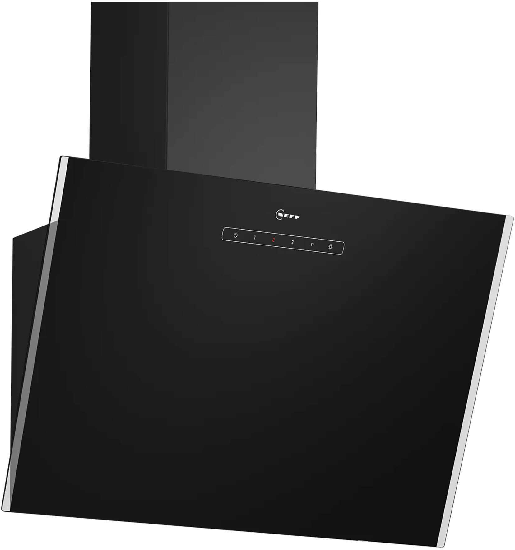 Neff D63IDK1S0B N30 60cm Angled Chimney Hood black Glass Anthracite