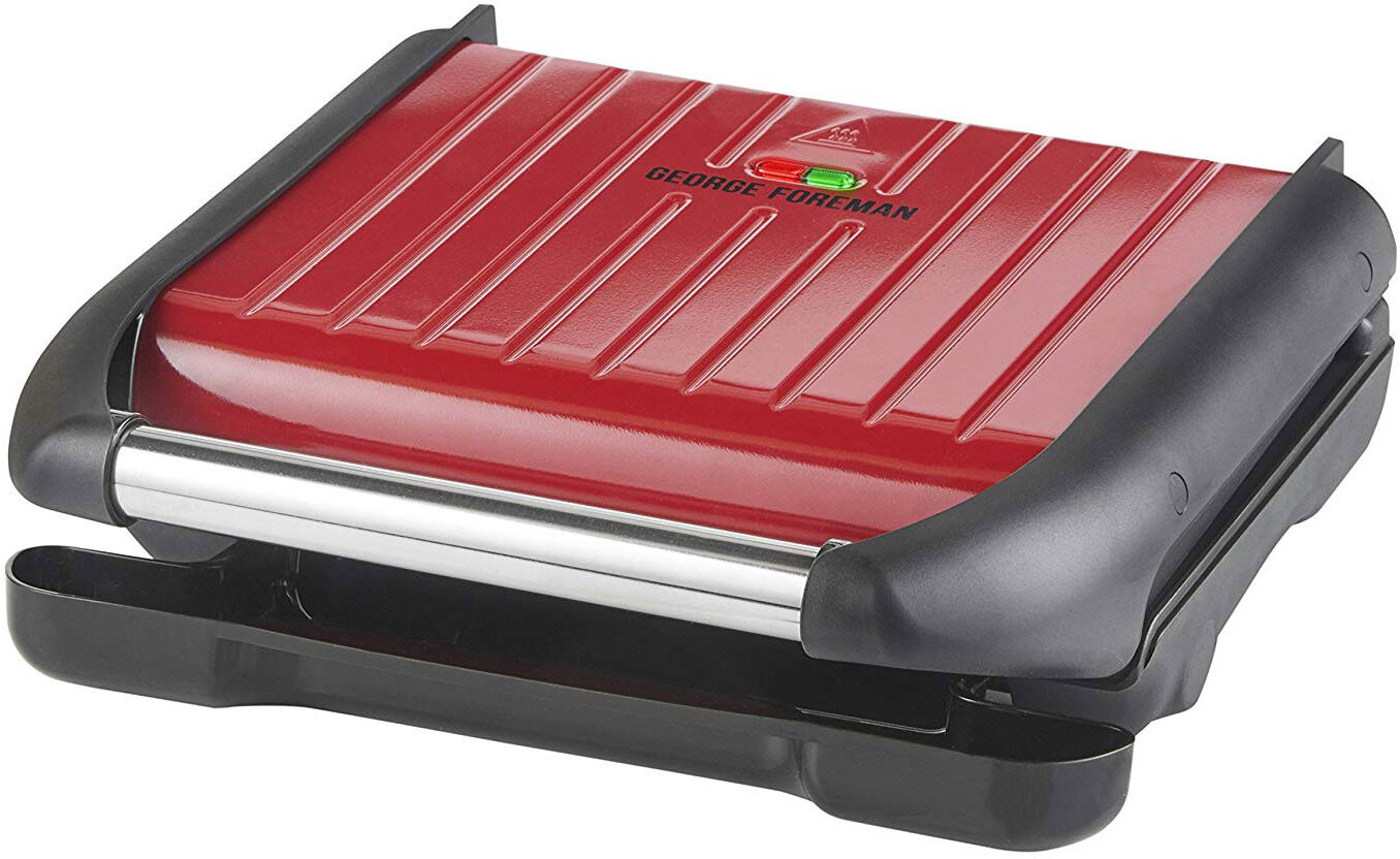 George Foreman 25040 5 Portion Entertaining Health Grill in Red 1650 W