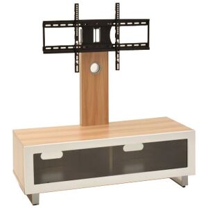 TTAP TVS1001 Munich 1050mm TV Stand in Light Oak VESA Swivel Bracket TTAP TVS1001 Munich 1050mm TV Stand in Light Oak VESA Swivel Bracket