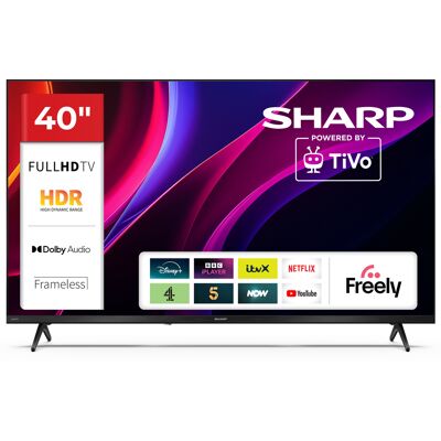 Sharp C40HE2245KB 40 Full HD HDR Smart LED TV HDR10 TiVo OS with Freel Sharp C40HE2245KB 40 Full HD HDR Smart LED TV HDR10 TiVo OS with Freel