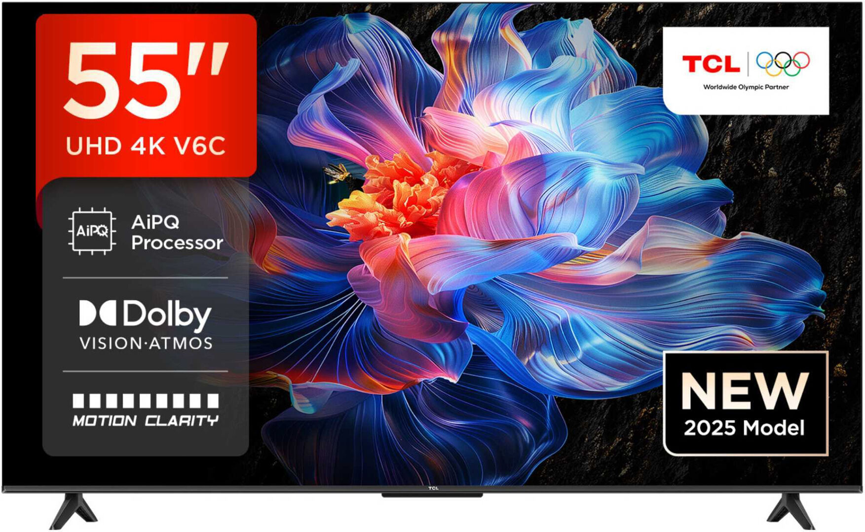 TCL 55V6C UK 55 4K HDR UHD Smart Direct LED TV Dolby Vision Dolby Atmo