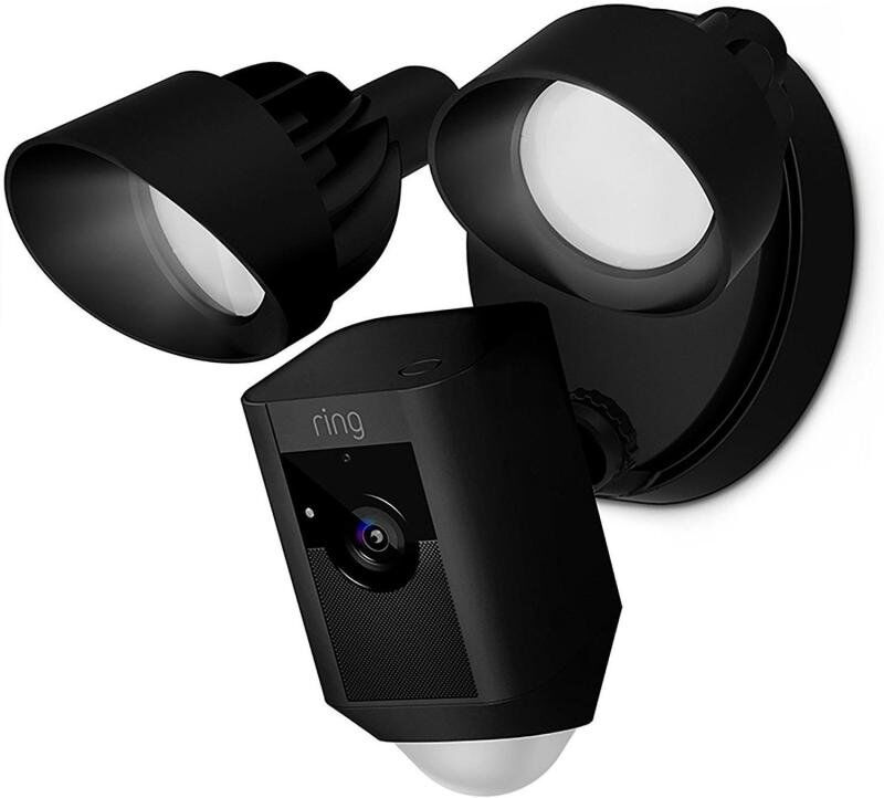 Ring 8SF1P7 BEU0 Floodlight Cam in Black Full HD 1080p