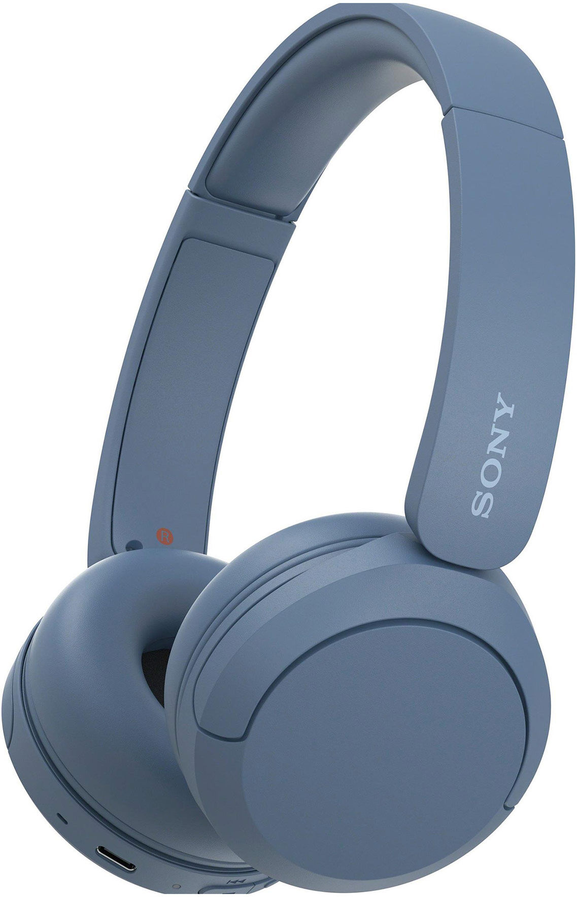 Sony WH CH520L On Ear Wireless Bluetooth Headphones in Blue