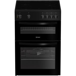 Indesit ITE6VMB 60cm Twin Cavity Electric Cooker in Black Ceramic Hob Indesit ITE6VMB 60cm Twin Cavity Electric Cooker in Black Ceramic Hob
