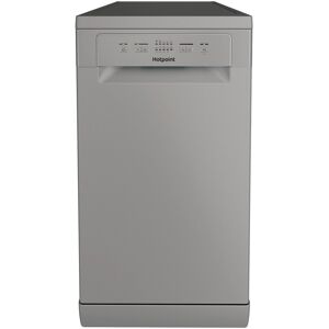 Hotpoint HP2FE10CS90S 45cm Slimline Dishwasher in Silver 10 Place Sett