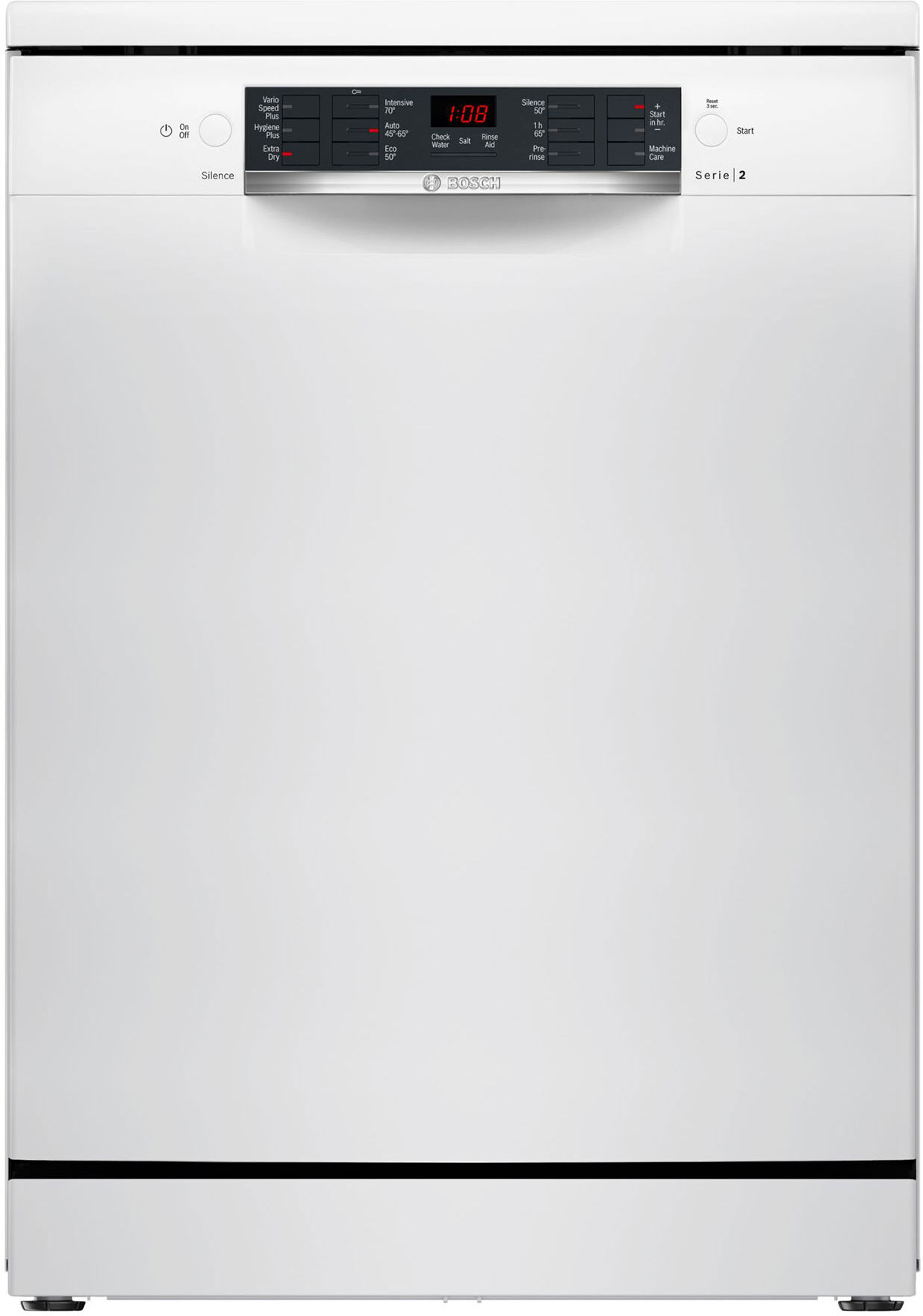 Bosch SMS26AW08G Series 2 60cm Dishwasher in White 12 Place Settings E