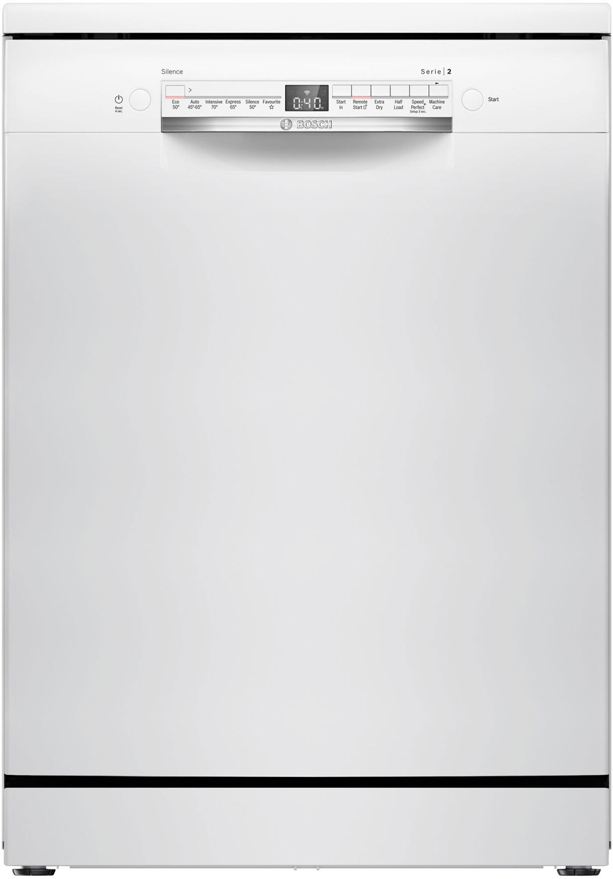 Bosch SMS2HVW67G Series 2 60cm Dishwasher White 14 Place Setting D Rat