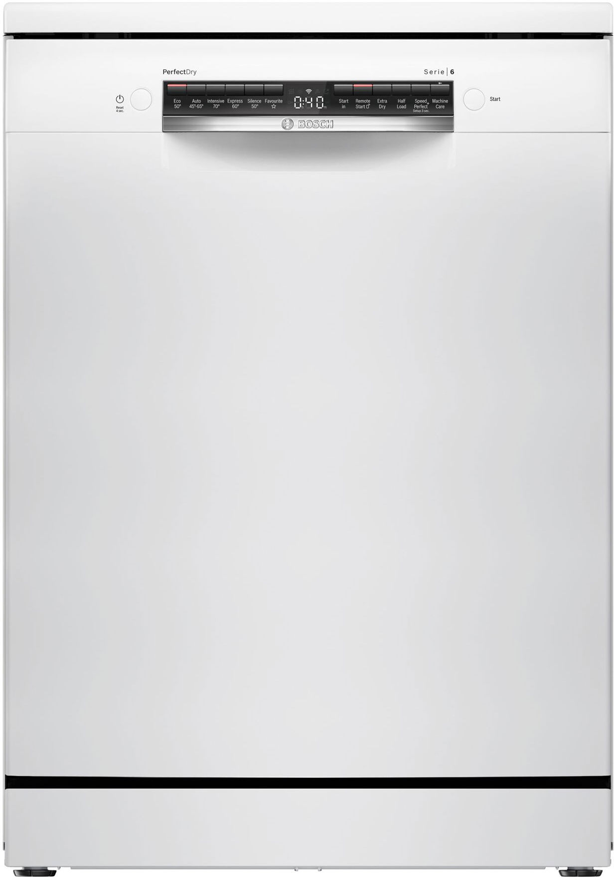 Bosch SMS6ZCW10G Series 6 60cm Dishwasher White 14 Place Setting B Rat
