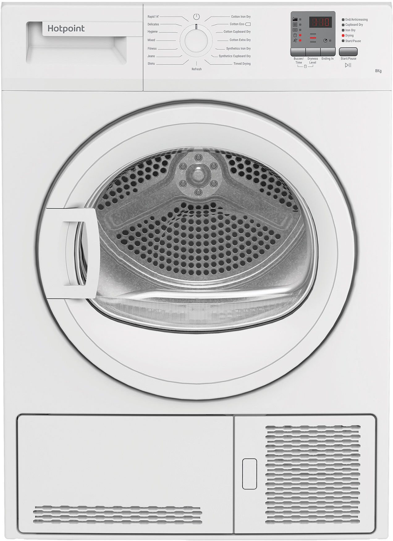 Hotpoint CHDC82WWGDUK 8kg Condenser Dryer in White B Rated Sensor Dry