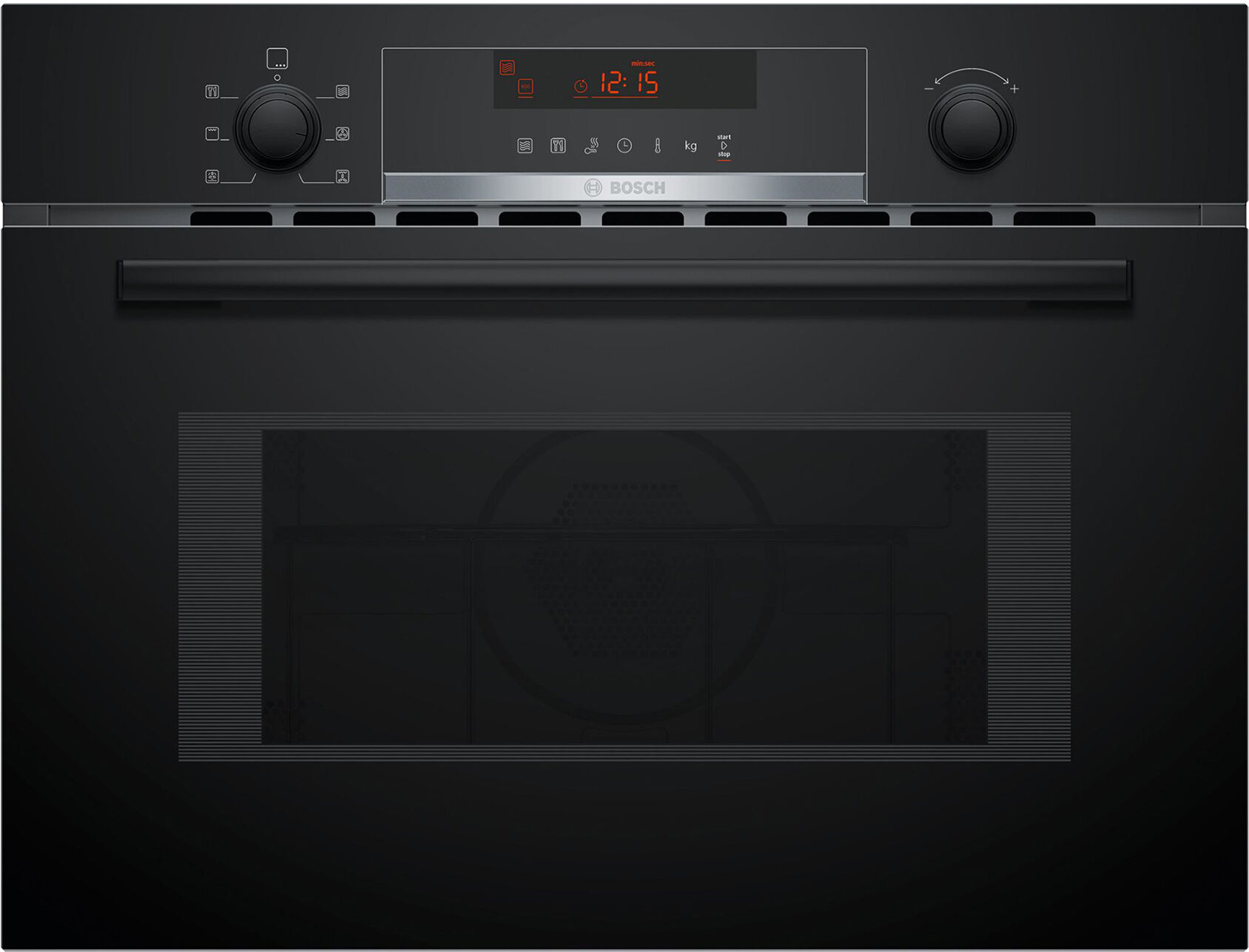Bosch CMA583MB0B Series 4 Built In Compact Microwave Oven in Black