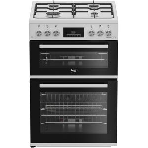 Beko EDG6231W 60cm Double Oven Gas Cooker in White 72 32L Beko EDG6231W 60cm Double Oven Gas Cooker in White 72 32L