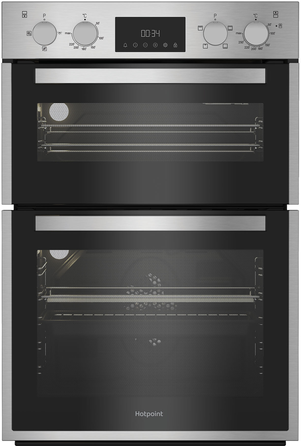 Hotpoint DIH10DIX Built In Electric Double Oven in Stainless Steel