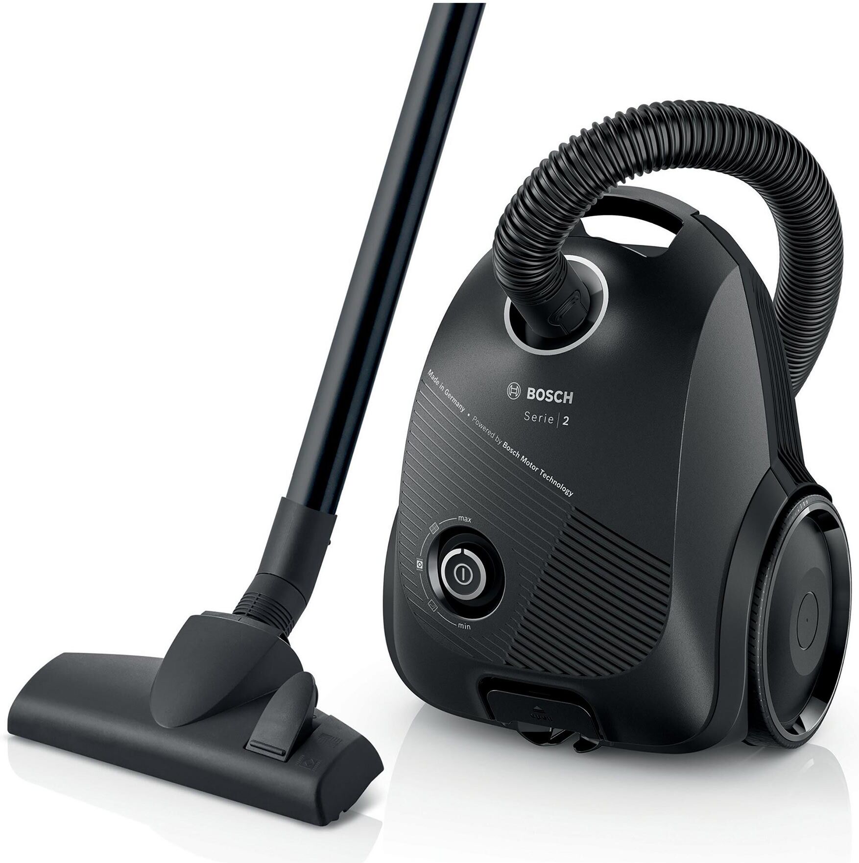 Bosch BGBS2BA1GB Series 2 ProEco Bagged Cylinder Vacuum Cleaner Black