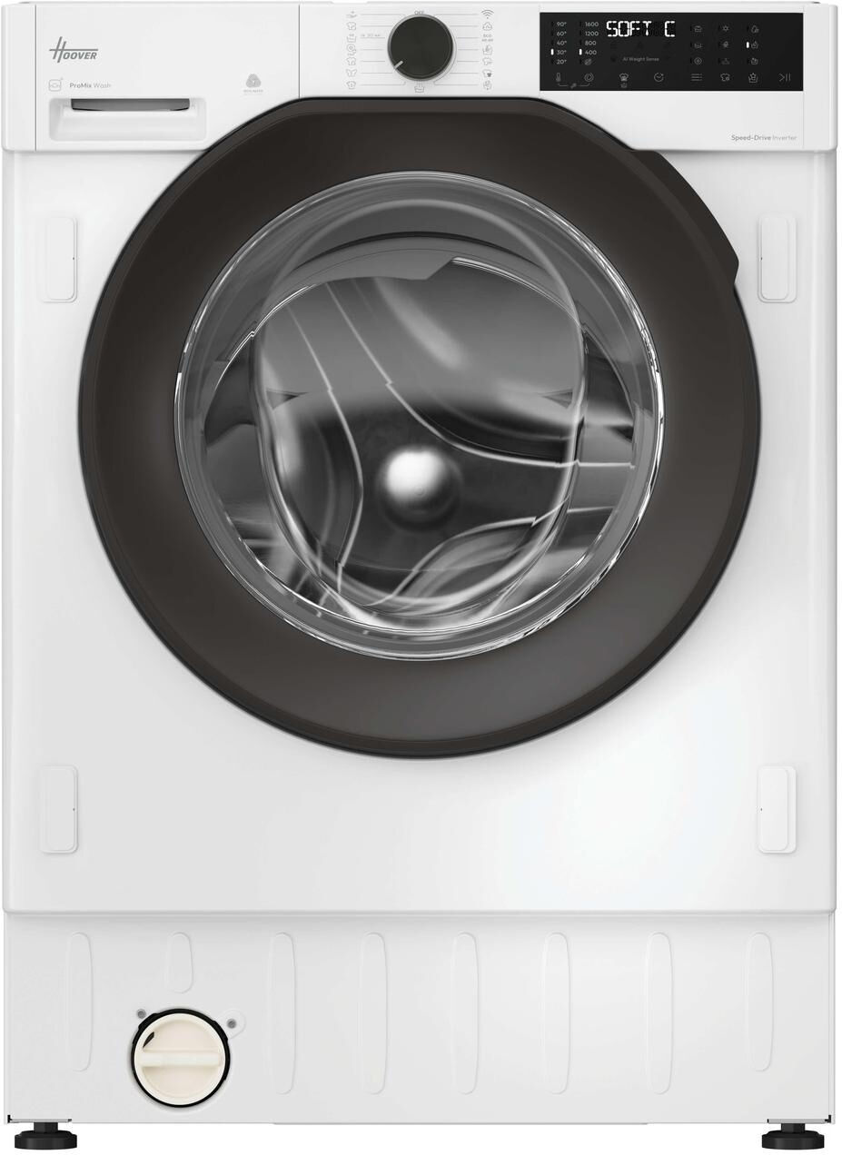 Hoover BH4S69M6DR9J Integrated 9kg 1600 Spin Washing Machine in White