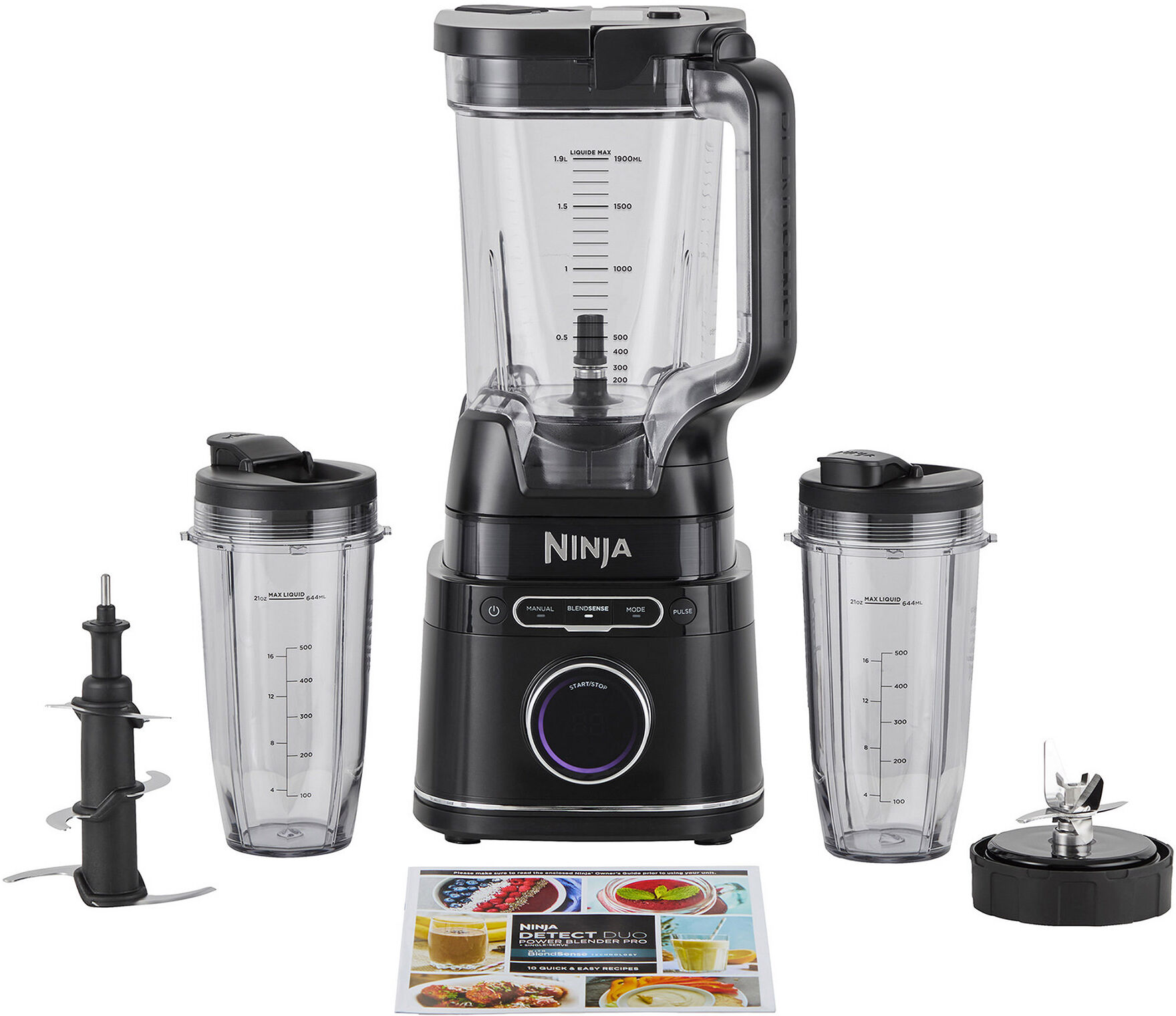 Ninja TB301UK Ninja Detect Duo Power Blender Pro Single Serve Black