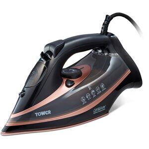 Tower T22013 CeraGlide Ultra Speed Steam Iron 3100W Black Gold Tower T22013 CeraGlide Ultra Speed Steam Iron 3100W Black Gold