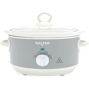 Salter EK6249 Cosmos 3 5 Litre Manual Slow Cooker Grey 200W Salter EK6249 Cosmos 3 5 Litre Manual Slow Cooker Grey 200W