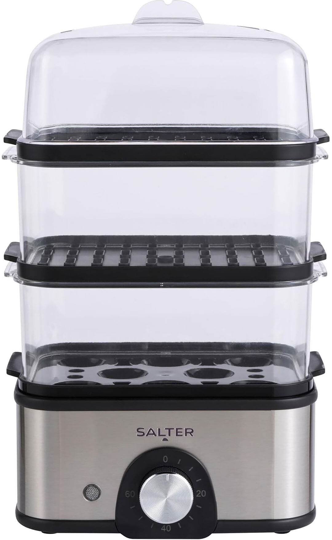 Salter EK5885 3 Tier Compact Food Steamer Multi Cooker 500W