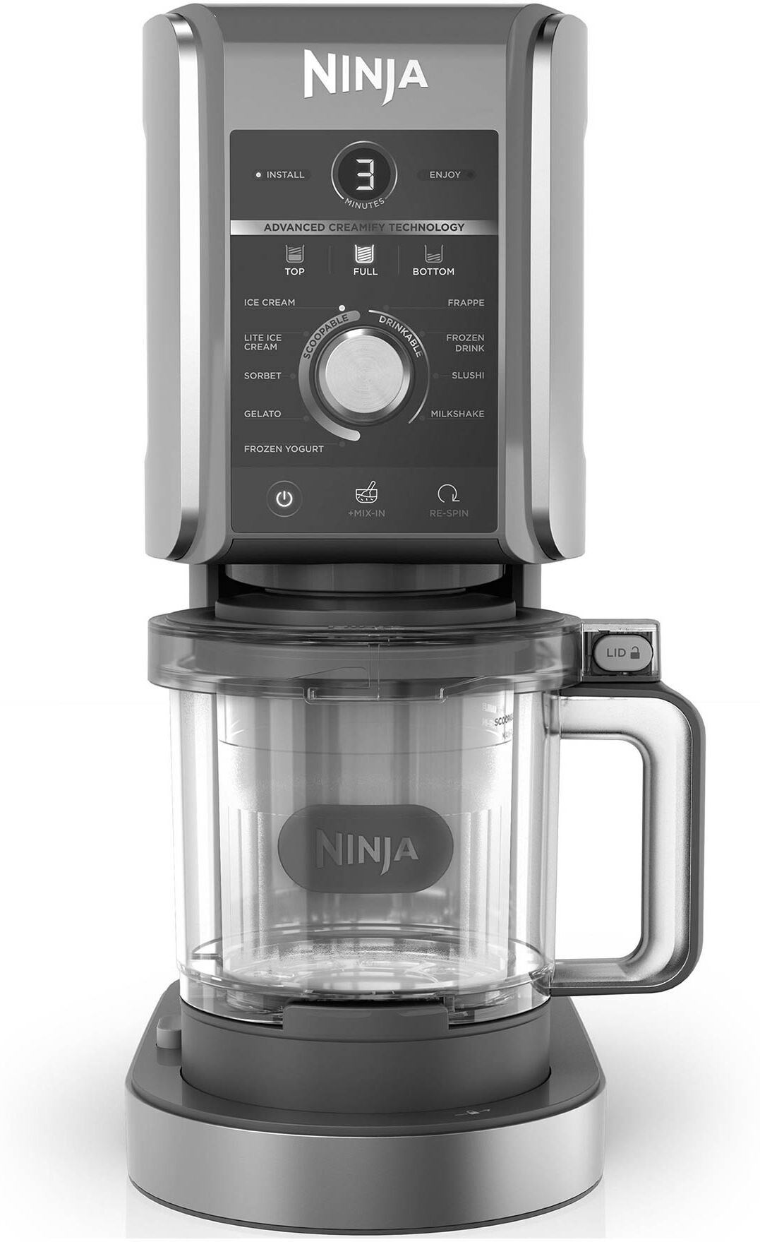 Ninja NC501UK Ninja Deluxe 10 in 1 Ice Cream and Frozen Drink Maker Bl