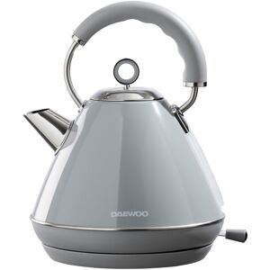 Daewoo SDA2593GE KENSINGTON Cordless Pyramid Kettle in Grey 1 7L 3kW Daewoo SDA2593GE KENSINGTON Cordless Pyramid Kettle in Grey 1 7L 3kW
