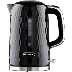 Daewoo SDA2602GE Honeycomb Cordless Jug Kettle in Black 1 7L 3kW Daewoo SDA2602GE Honeycomb Cordless Jug Kettle in Black 1 7L 3kW