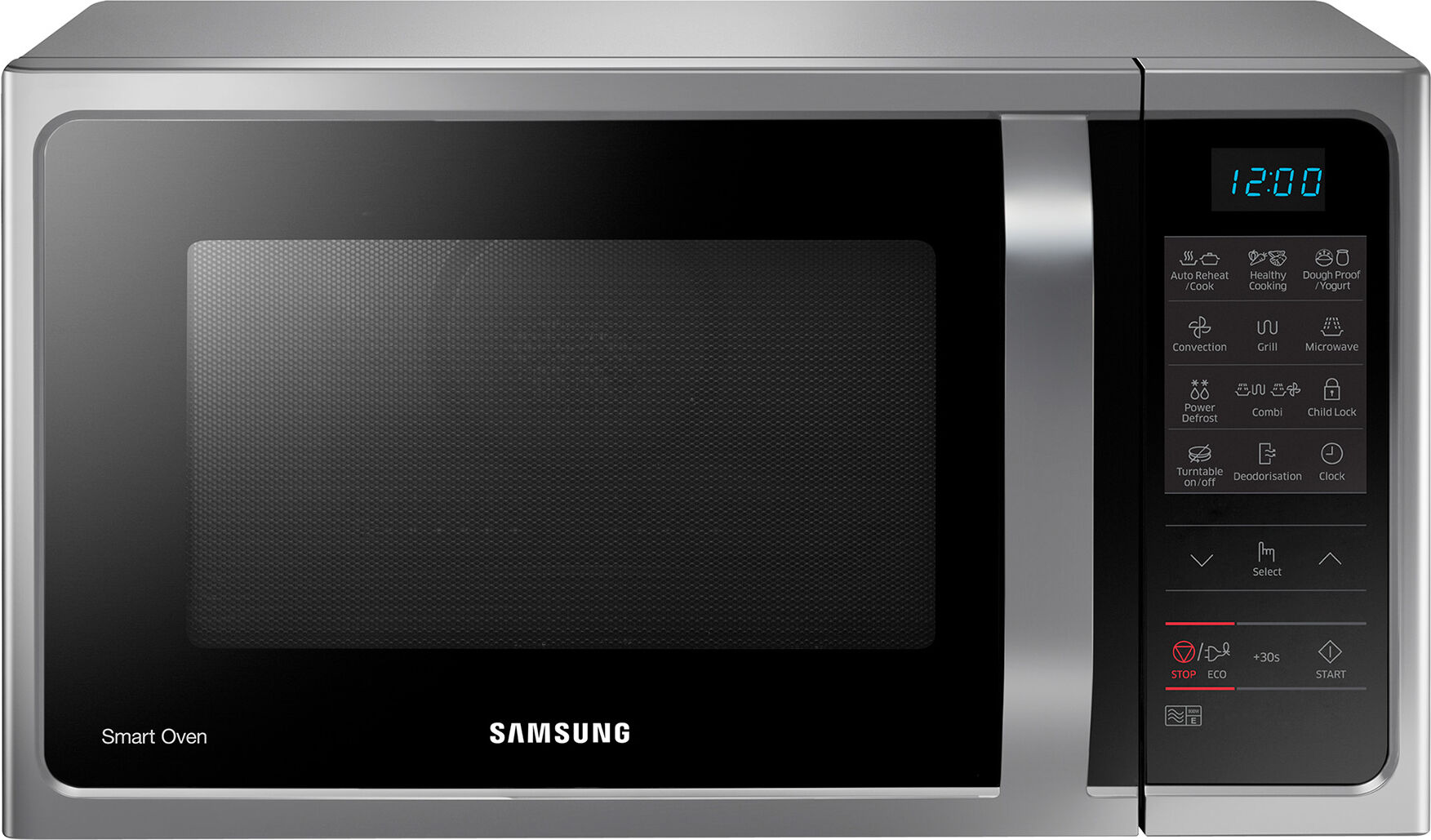 Samsung MC28H5013AS Combination Microwave Oven in Silver 28 Litre 900W