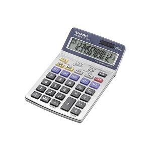 Sharp Semi-Desktop Tax Calculator 12-digit EL-337C