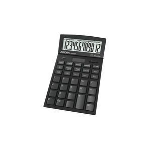 Aurora DT920P Desk Calculator Battery/Solar Power 12 Digit - DT920P