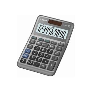 Casio MS-100FM 10 Digit Desktop Calculator Silver MS-100FM-WA-UP