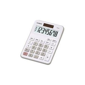 Casio Calculator Desktop Battery/Solar-powered 8 Digit 4 - MX-8B-WE