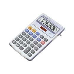 Sharp Calculator Tax Desktop Battery/Solar-power 10 Digit Ref EL334FB