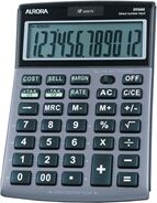 Aurora DT661 Semi-Desktop Multifunction Calculator 12