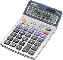 Sharp Semi-Desktop Tax Calculator 12-digit EL-337C