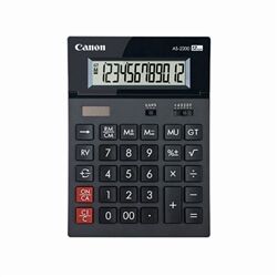 Canon AS-2200 12 Digit Desktop Calculator Black 4584B001