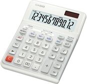 Casio DE-12E 12 Digit Ergonomic Large Desktop Calculator White