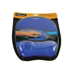 Fellowes Crystals Gel Mouse Pad Blue