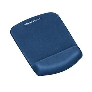 Fellowes PlushTouch Mousepad Wrist Support Blue - 9287302