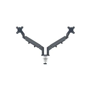 Leitz Ergo Dual Monitor Arm Dark Grey 65370089