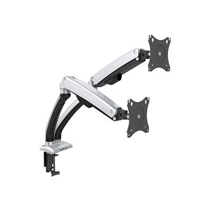 Contour Ergonomics Double Monitor Arm Black/Silver CE04632