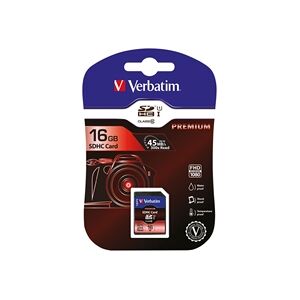 Verbatim SDHC Memory Card Class 10 16GB 43962